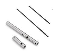 QOAKSDY Pièces RC pour Axial pour Wraith 90018 RR10 90048 pour Yeti 1/10 RC, Pièces De Voiture sur Chenilles, Douille De Tube D'essieu en Métal/Tige De Direction CVD Arrière(Rear)