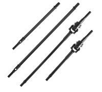 QOAKSDY Pièces RC pour Axial pour Wraith 90018 RR10 90048 pour Yeti 1/10 RC, Pièces De Voiture sur Chenilles, Douille De Tube D'essieu en Métal/Tige De Direction CVD Arrière(Front and Rear)