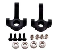 QOAKSDY Pièces RC pour HAIBOXING pour HBX 2098B 1/24 RC, Accessoires De Voiture, Bloc De Direction en Métal, Tasse De Direction, Pièces De Mise À Niveau(Black)