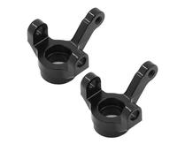 QOAKSDY Pièces RC pour JIMNY pour XMYKC01CM Pièces De Mise À Niveau De Voiture 1/16 RC Accessoires 2 Pièces Coupelle De Direction Avant en Métal Coupelle Tournante(Black)