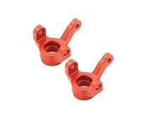 QOAKSDY Pièces RC pour JIMNY pour XMYKC01CM Pièces De Mise À Niveau De Voiture 1/16 RC Accessoires 2 Pièces Coupelle De Direction Avant en Métal Coupelle Tournante(Red)