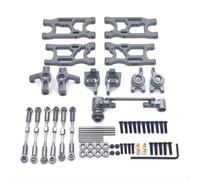 QOAKSDY Pièces RC pour LC pour Racing LC12B1 EMB-1H-DTH-MTH 1/14 rc Cars Parts Mise À Niveau en Métal pour Bras Oscillant Coupelle De Direction Groupe De Direction(Gray)