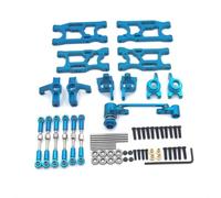 QOAKSDY Pièces RC pour LC pour Racing LC12B1 EMB-1H-DTH-MTH 1/14 rc Cars Parts Mise À Niveau en Métal pour Bras Oscillant Coupelle De Direction Groupe De Direction(Blue)