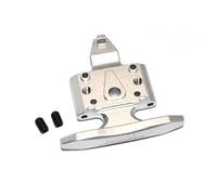 QOAKSDY Pièces RC pour LOSI pour Mini-t 2.0 2WD pour Stadium De Stade 1/18 RC, Accessoires De Mise À Niveau De Voiture, Pare-Chocs Avant en Métal Et Pivot Avant(Silver)