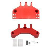 QOAKSDY Pièces RC pour MN MN86 MN86S MN86KS MN86K 4WD G500 Crawler rc Cars Support De Boîtier De Direction en Métal Modifié Base Servo pour Siège(Red)