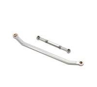 QOAKSDY Pièces RC pour MN128 MN86 MN86S MN86K MN86KS pour MN G500, Pièces De Mise À Niveau, Biellette De Direction en Métal, Camion sur Chenilles 1/12 RC(Silver)