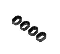 QOAKSDY Pièces RC pour TRAXXAS 6S pour XRT 8S 4WD Renfort De Base De Moteur De Fixation en Alliage D'aluminium Entretoise De Montage De Moteur De Voiture RC 1/5 1/6(Black)