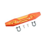 QOAKSDY Pièces RC pour Traxxas pour E-Revo 2.0 86086-4 4X4 pour VXL pour Monster Truck 1/10 RC Mise À Niveau De Voiture Pare-Chocs Avant en Métal avec Crochet Remorquage 5335X(Yellow)