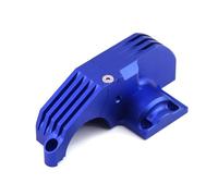 QOAKSDY Pièces RC pour Traxxas pour Maxx 89076-4 89086-4 1/10 rc Cars Upgrade Parts Accessories Metal Main Gear Cover Protection Shell(Blue)