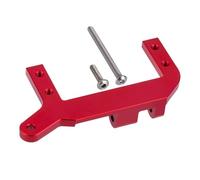 QOAKSDY Pièces RC pour Traxxas pour TRX-4 1/10 RC, Pièces De Mise À Niveau De Chenille De Voiture, Support D'essieu De Montage Servo Usiné en Aluminium(Red)