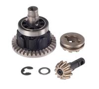 QOAKSDY Pièces RC pour Traxxas pour Trx4 pour Trx6 Pièces De Mise À Niveau De Voiture sur Chenilles RC 1/10 Ensemble D'engrenages À Pignon Différentiel Avant Et Arrière