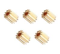 QOAKSDY Pièces RC pour Traxxas pour TRX4M Pièces De Mise À Niveau De Voiture sur Chenilles RC 1/18 Accessoires 5 Pièces Engrenage De Moteur À Pignon 11T en Laiton