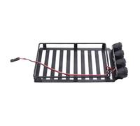 QOAKSDY Pièces RC pour Traxxas pour Trx4m pour Bronco pour Defender AX-8560 Pièces De Simulation pour Porte-projecteur De Toit pour Porte-Bagages 1/18 RC Voiture sur Chenilles