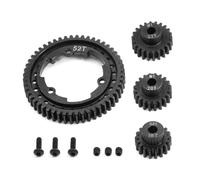 QOAKSDY Pièces RC pour Traxxas pour X-maxx pour E-revo 2.0 pour VXL pour MAXX 1/5 1/10 Voiture Rc en Acier 46T 50T 52T 54T Engrenage Droit avec Pignon(52T)
