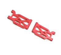 QOAKSDY Pièces RC pour Wltoys 104001 1/10 RC Pièces De Mise À Niveau De Voiture Accessoires 2 Pièces Bras De Suspension Avant en Alliage D'aluminium pour Bras Oscillants(Red)