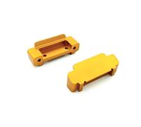 QOAKSDY Pièces RC pour Wltoys A959-B A969-B A979-B 1/18 Rc, Pièces De Rechange De Mise À Niveau De Voiture, 2 Pièces, Accessoires De Pare-Chocs Avant Et Arrière(Yellow)