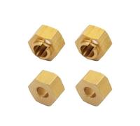 QOAKSDY RC Accessoire De Pièce pour TRX4M pour Defender 1/18 Adaptateurs D'extension Moyeu Hexagonal Roue Laiton 7 Mm 4/5/6 Pièces De Modification Modèle Voiture sur Chenilles RC(6mm)
