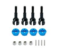 QOAKSDY RC Accessoire De Pièce pour WLtoys 1/18 K929 A959 A969 A979 A959B A969-B Ensemble Conversion Roue Essieu 12mm Moyeu Plongée Hexagonal Écrou Rotation 1/10 Pièces Voiture RC sur Route(Natural)