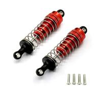 QOAKSDY RC Amortisseur pour WLtoys 144001 1316 1/14 Rc, Accessoires Métalliques pour Voiture, Amortisseur Avant Et Arrière, Pièces De 80MM(Red)