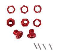 QOAKSDY RC Pièces avec pour Arrma 4S pour KRATON pour Outcast 1/10 RC, Pièces De Mise À Niveau Voiture, Accessoires en Métal, Roue 17mm, Adaptateur Moyeu Hexagonal avec Écrou