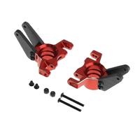 QOAKSDY RC Pièces avec pour Arrma pour Mojave 4S pour Kraton pour Outcast pour BLX 1/8 1/10 RC Pièces De Mise À Niveau Voiture Supports D'essieu Moyeu Arrière en Métal(Red)
