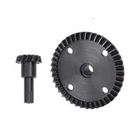 QOAKSDY RC Pièces avec pour ARRMA pour Typhon 1/8 RC, Pièce De Mise À Niveau Voiture, Télécommande, Accessoires, Remplacement Hop-ups, Engrenage en Acier Noir(42T/15T)