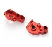 QOAKSDY RC Pièces avec pour LOSI pour Mini-b pour Mini-t 1/16 1/18 RC, Pièces De Voiture sur Chenilles, Accessoires pour Buggy pour Course, Boîtier Boîte Vitesses en Aluminium(Red)
