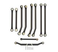 QOAKSDY RC Pièces avec pour Redcat pour Ascent-18 1/18 RC Crawler, Pièces Détachées pour Châssis, Biellettes De Direction, Ensemble(C)