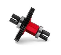 QOAKSDY RC Pièces avec pour TRAXXAS 4WD pour SLEDG 1/8 Pièces De Mise À Niveau Voitures RC Accessoires Remplacement Engrenage Droit 52T Diff Central Assemblé(Red)