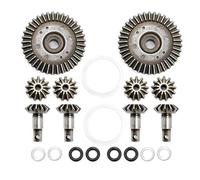 QOAKSDY RC Pièces avec pour Traxxas pour Slash pour Stampede pour Rustler HQ727 Pièces De Mise À Niveau Voiture RC 1/10 Ensemble D'engrenages Sortie Différentiel en Métal 4x4(2pcs)
