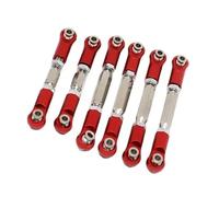 QOAKSDY RC Tige de Traction pour Arrma pour Granite pour Senton pour Vorteks pour Typhon pour Big pour Rock Pièces De Voiture Télécommandée 1/10 Ensemble Biellettes Direction(Red)