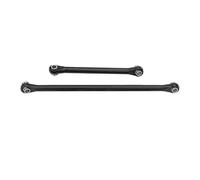 QOAKSDY RC Tige de Traction pour Axial UTB18 pour Capra 4WD AXI01002 Pièces De Mise À Niveau De Voiture sur Chenilles RC 1/18 Ensemble De Biellettes De Direction Avant en Aluminium(Black)