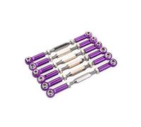 QOAKSDY RC Tige de Traction pour Himoto E10XT E10XTL Katana Truggy Pièces De Voiture Télécommandée 1:10 Tendeur Biellette Direction Avant(Purple)