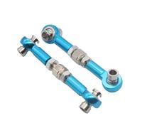 QOAKSDY RC Tige de Traction pour HSP 102017 122017 Pièces De Mise À Niveau pour Voiture Télécommandée 1/10 2 Pièces De Liaison Avant Et Arrière, Servos Et Tige De Traction(Blue)