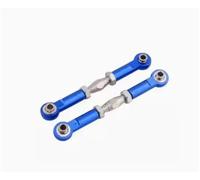 QOAKSDY RC Tige de Traction pour HSP 106017 166017 Pièces De Mise À Niveau pour Voiture Télécommandée 1/10, en Alliage D'aluminium, Tringleries Avant Et Arrière, Servos, 08242 06016(Dark Blue)