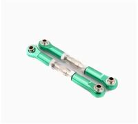 QOAKSDY RC Tige de Traction pour HSP 106017 166017 Pièces De Mise À Niveau pour Voiture Télécommandée 1/10, 2 Liaisons Avant Et Arrière en Alliage Servos pour Sonic Link(Green)