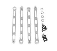 QOAKSDY RC Tige de Traction pour MN MN168 LC79 MN78 MN82 1/12 RC Voiture Métal Châssis Tige De Fixation Mise À Niveau Cadre Liaison Pièces(Silver)