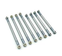 QOAKSDY RC Tige de Traction pour MN86S MN86 MN86KS MN86K pour MN G500 Pièces De Mise À Niveau De Voiture RC 1/12 Pièces Tige De Traction en Métal Rotule De Liaison Tige De Liaison(Gray)