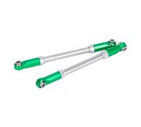 QOAKSDY RC Tige de Traction pour Traxxas pour Slash 4x4 4WD Pièces De Mise À Niveau pour Voiture Télécommandée 2 Pièces De Biellettes De Direction Robustes en Métal(Green)