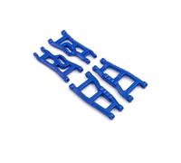 QOAKSDY Voiture télécommandée Pièce pour Traxxas pour Slash 2WD pour VXL pour Nitro pour pour Rustler 1/10 RC Pièces De Mise À Niveau Voiture Ensemble Bras Suspension Avant Et Arrière(Blue)