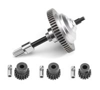 QOAKSDY Voiture télécommandée Pièce pour Traxxas pour Slash 4x4 pour Stampede, Pièces De Mise À Niveau en Métal 6780, Kit Différentiel Central Complet, Engrenage Pignon 15 + 17 + 19T