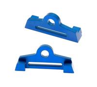 QOAKSDY Voiture télécommandée Pièce pour Traxxas pour Slash 4x4 pour VXL 1/10 RC, Accessoires De Pièces Voiture, Support Batterie Haut en Métal, Maintien avec Sangle(Blue)