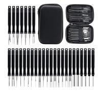 Qobobo 30 Pièces Terminal Ejector Kit,Extracteur de Cosses, Outils de démontage de terminaux de Voiture - Outil de démontage de câble de Voiture - Outil de démontage de Broches - Réparation pour la