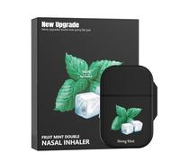QOCUILC Bâton Nasal - 1 Pièce Inhalateur avec Menthol & Arômes Herbaux pour une Respiration Claire, Fraîcheur & Concentration (Portable)