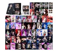 QOCUILC BP Photocards,55 Pcs BP Lomo Cartes,Kpop black pink photocard blackpink Cadeau pour Fans(COACHELLA Week2)