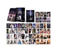 QOCUILC BP Photocards,55 Pcs BP Lomo Cartes,Kpop black pink photocard blackpink Cadeau pour Fans(World Tour)