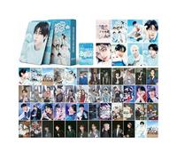 QOCUILC Stray Kids Lomo Cards,55 pièces Kpop Stray Kids Photocards,No Easy Album Card SK Carte postale Kpop Poster Photo Cards(5Th FanClub Stay Over The Rain)