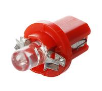 Qoekacy 10x Ampoule LED Compteur Tableau DE Bord B8-5D T5 avec Support Rouge Tuning Auto Voiture