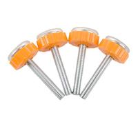 Qoekacy 4Pcs Porte De Pression Pour Vis Filetee Accessoire De Tiges a Travers Portes Pour Marche - M10 X 10Mm
