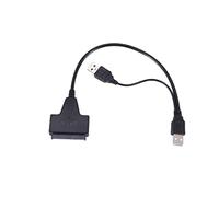 Qoekacy USB 2.0 vers IDE Sata S-Ata 2.5/3.5 Pouces Adaptateur pour HDD/Ssd Ordinateur Portable Disque Dur Drive Câble Convertisseur